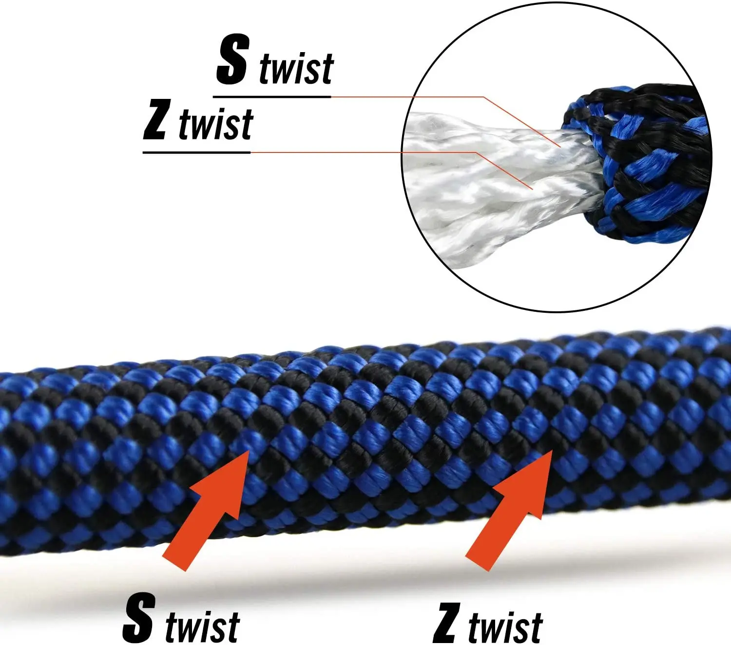 Factory Manufacturer Wholesale 8MM Climbing Dynamic Rope