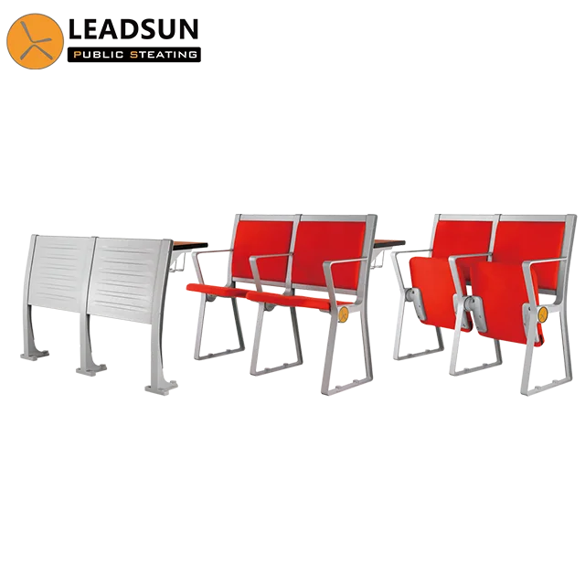 Взрослый школьный стол колледж мебель складной стул двойной скамейке с пены подушки