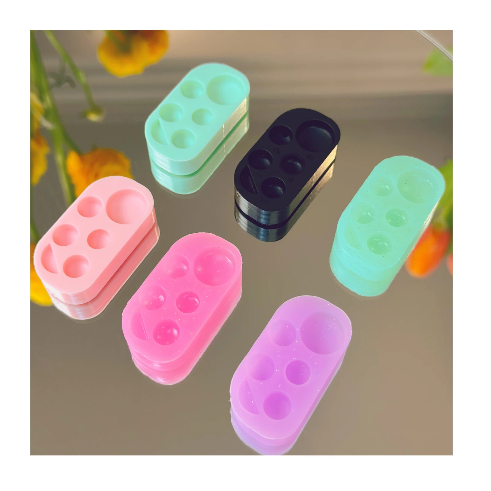 Silicone Lash Lift Tint Palette 6 Function Tray Plate for Eyelash Lifting  Brow Lamination Dye Lash Extension Remover Container