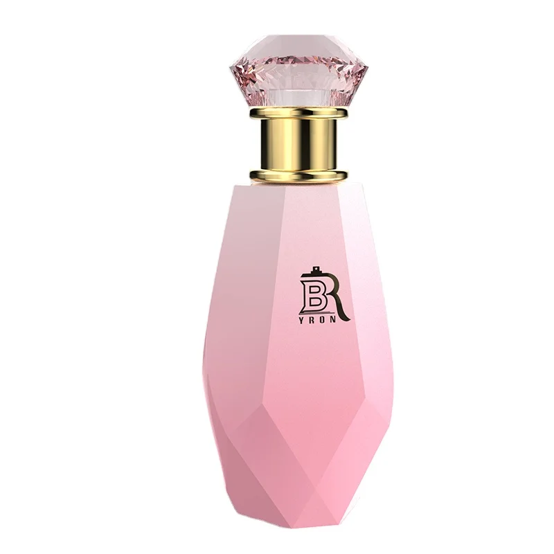 Wholesale Luxury Unique Clear Cylinder Parfum Bottle 50ml Glass Perfume Bottles for Women