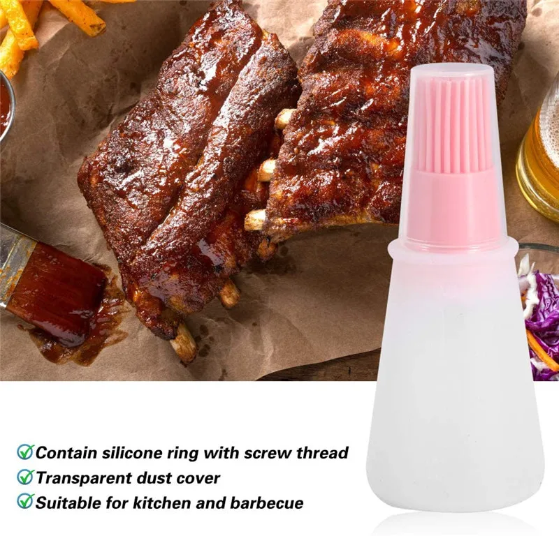 Unique products to buy the silicone oil brush grill brush oil bottle Food Grade Silica Gel