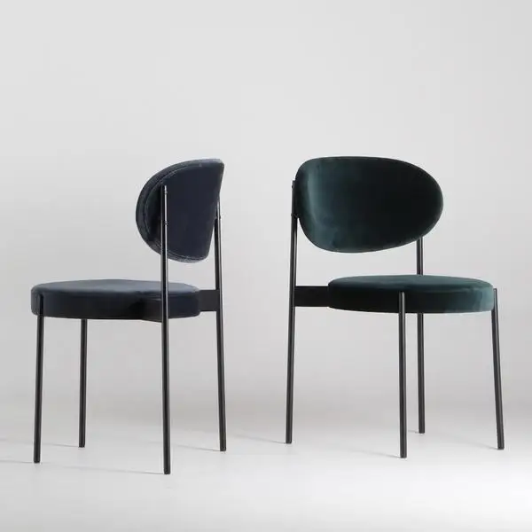 Restaurant Hotel Furniture Light Luxury Style Metal Frame Chair For Restaurant Hotel Room Dining OEM Available