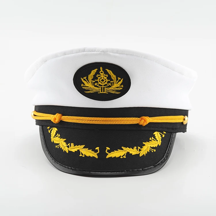Hot sales Adult Yacht Boat Ship Sailor Captain Costume Hat