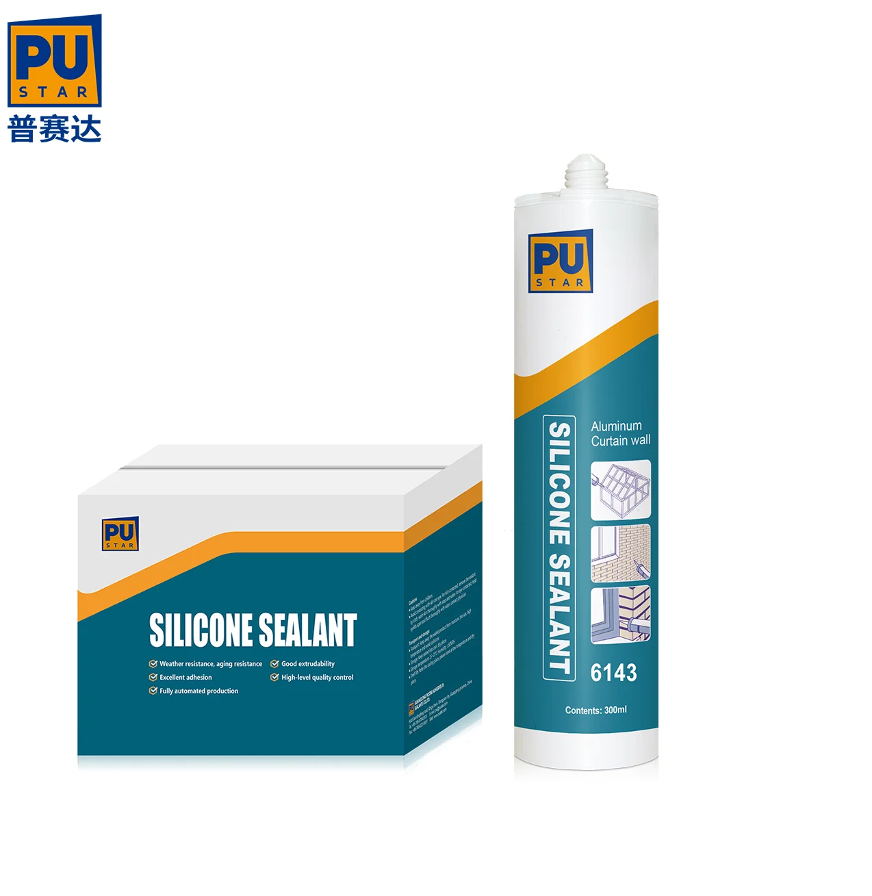 Pustar-resistant structural silicone sealant