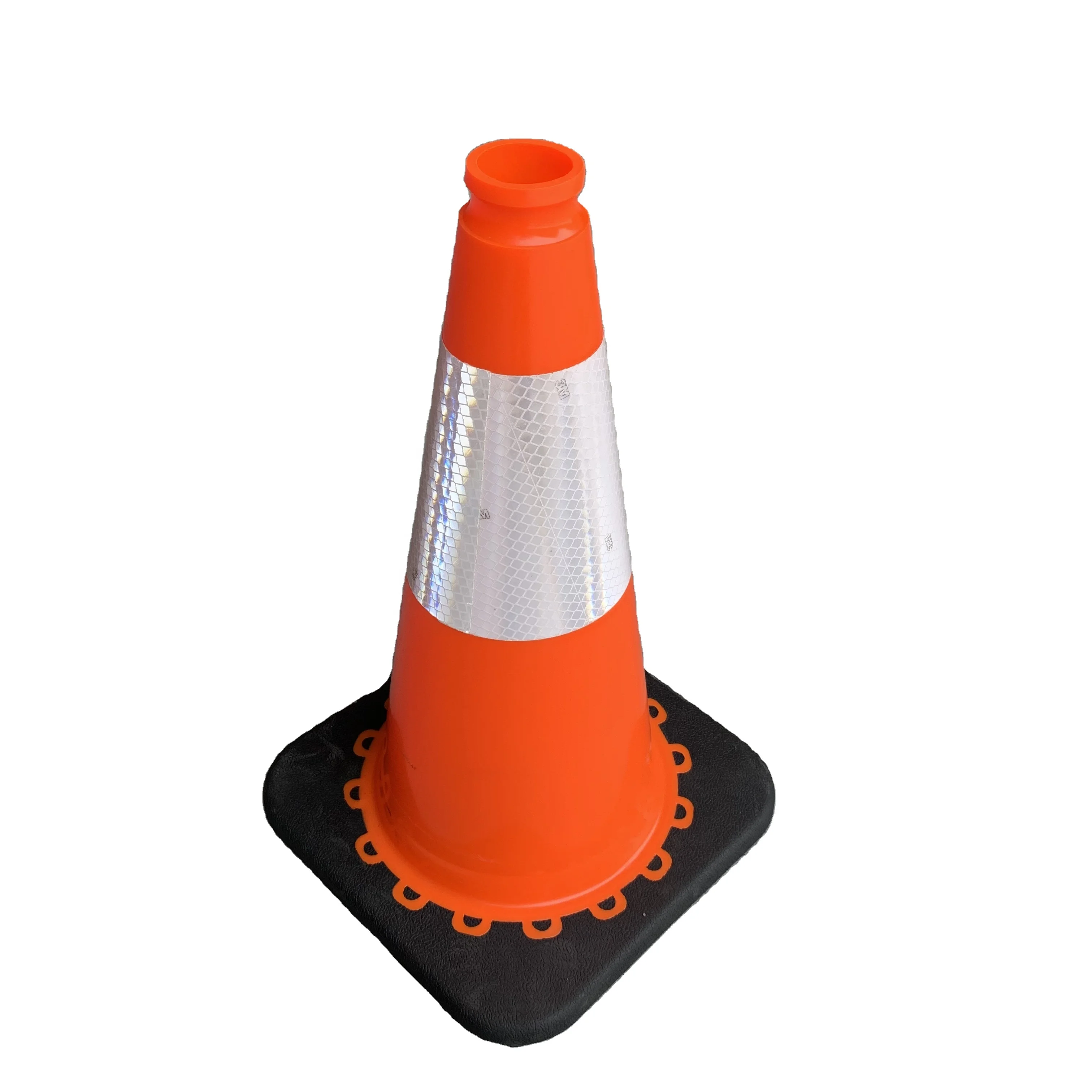 450mm New Arrive Road Safety Transportation Products Pvc Traffic Conee With Black Base