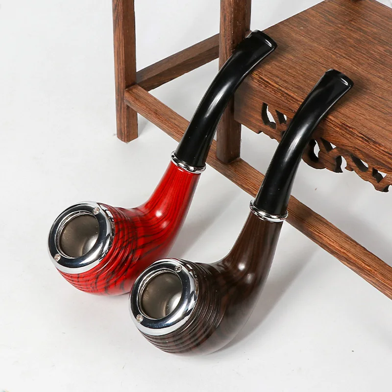 Futeng 607-1 New Resin Smoking Pipe in Stock Hand Smoke Pipe Tobacco Pipe Wholesale