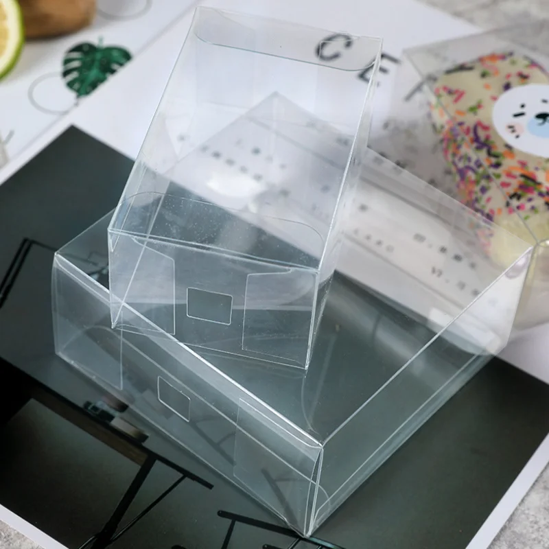 Spot custom made pvc packing box pet ice cream cake mousse ice cream transparent box