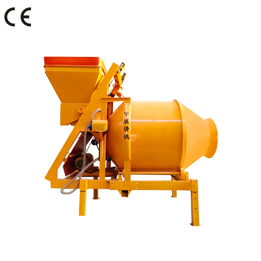 Rubber Tire 500 litre Mobile Concrete Mixer with Self Loading from China