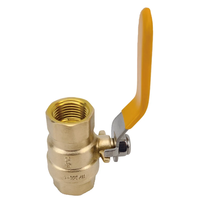 advanced technology china solder brass water meter ball valve with lock
