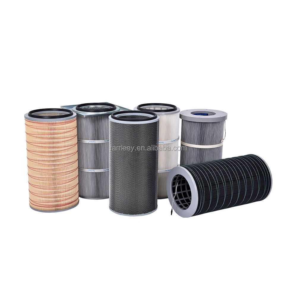 High Quality Cylinder Filter Cartridge Industrial Dust Filter Antistatic Filter Cartridge