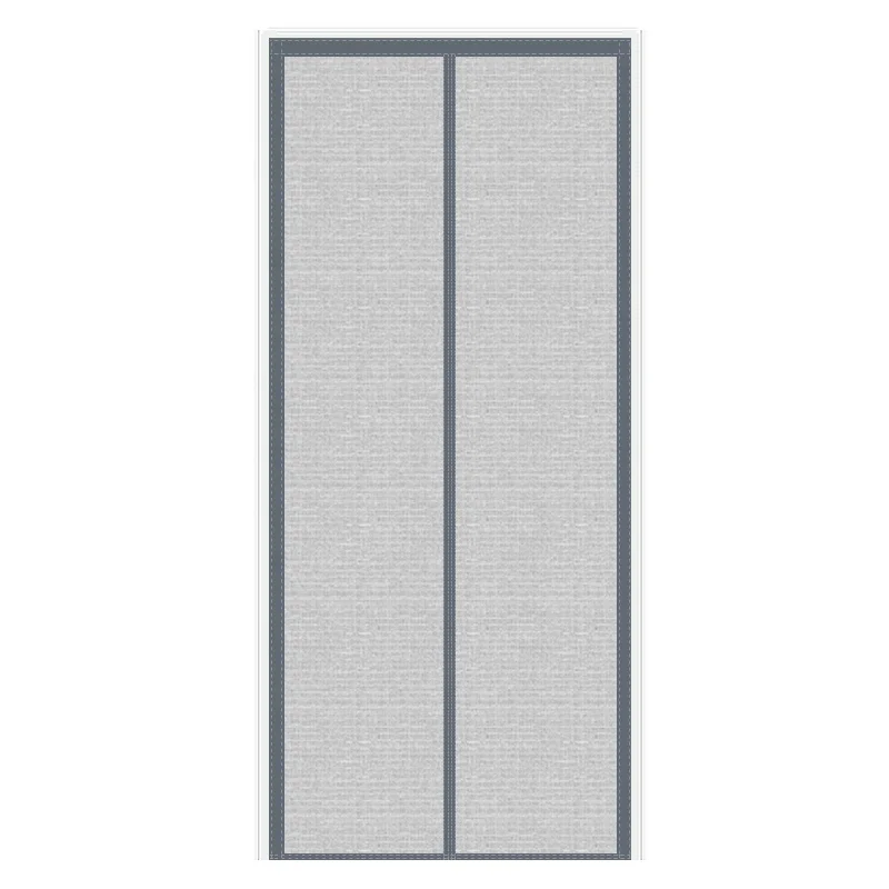 Full Magnetic Stripe Anti-mosquito Island Hemp Fabric Privacy Magnetic Mosquito Curtain for Door