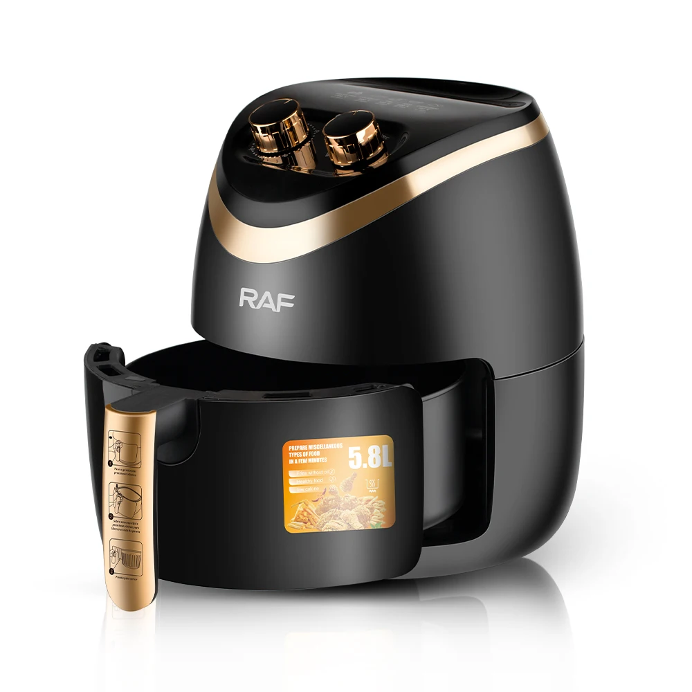 2024 new design 1500w electric deep fryers air fryers without oil