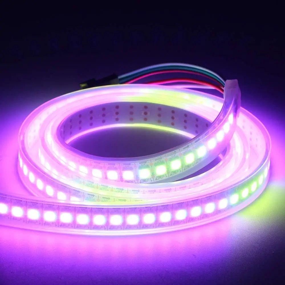 Dream color 5050 RGB 144 пиксель dream водонепроницаемый ip67 dc 5v144leds WS2812B индивидуально адресуемый световой бар
