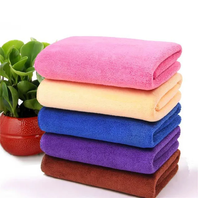 85% polyester and 15% polyamide plush absorbent quick dry fast dry print sublimation microfiber bath towel