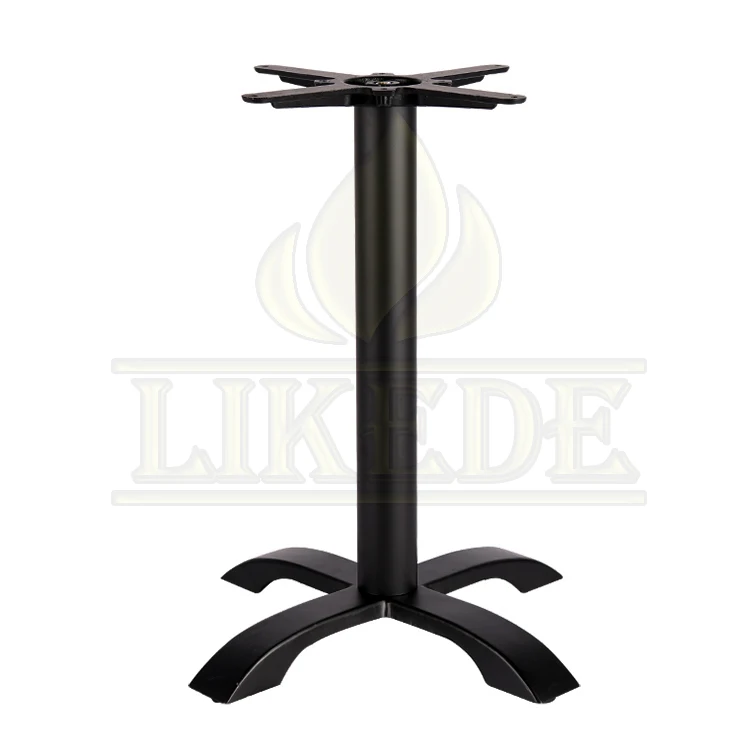 Low price high quality cast iron cross table base metal decorative metal table legs dining table cross leg