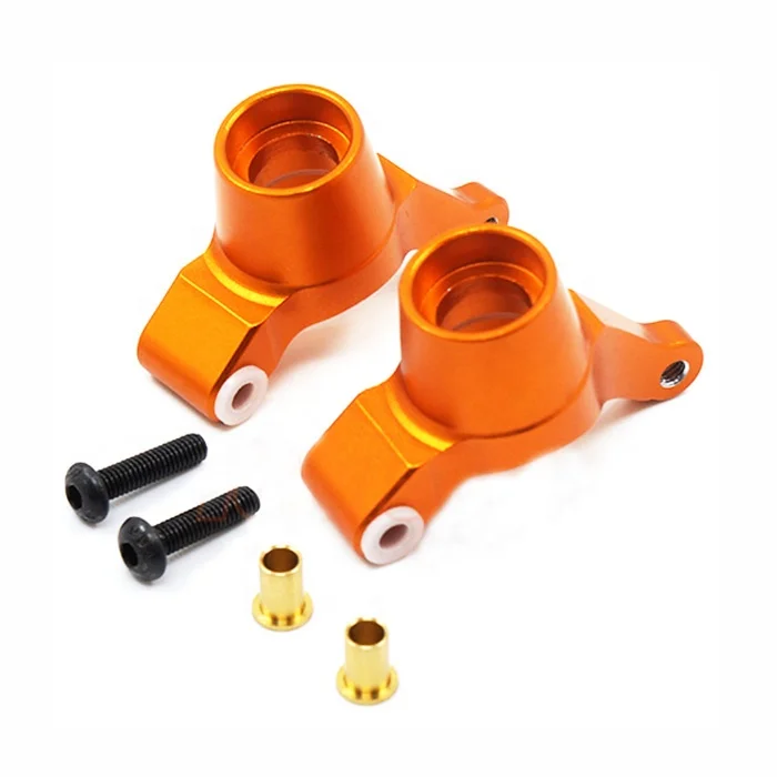 CNC customized motorcycle and bicycle modification hardware spare parts milling parts orange aluminum alloy material
