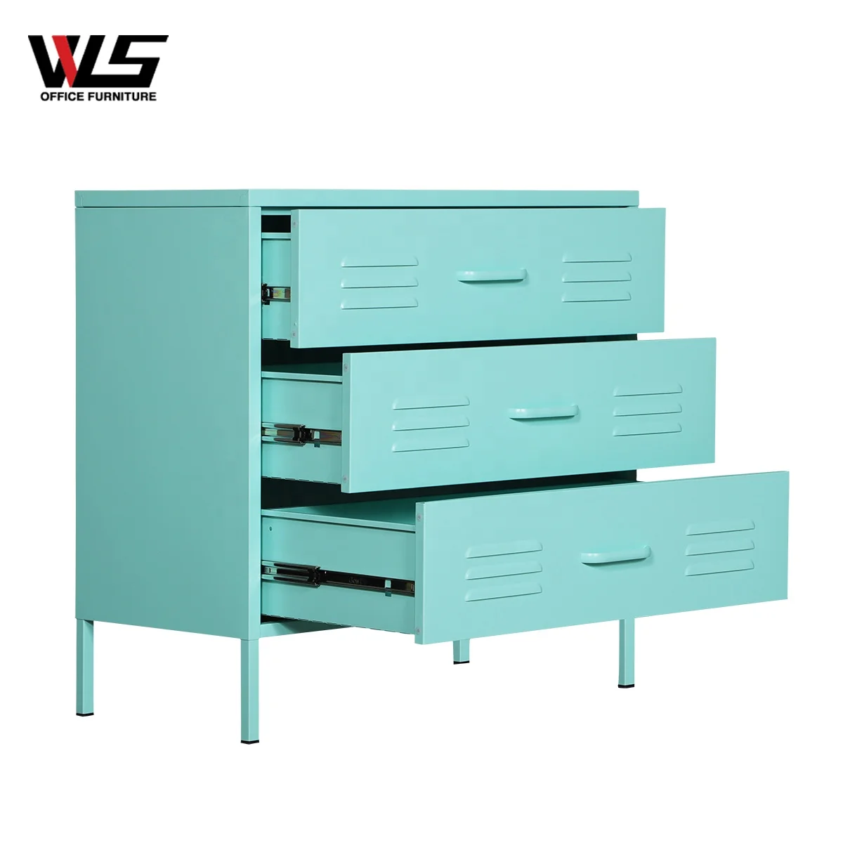 Home Furniture Antique Metal Chest of Drawer Storage Drawer Cabinet