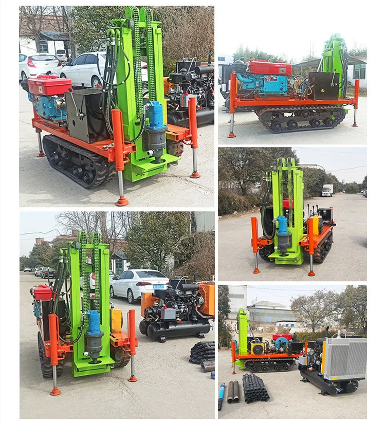 Mining area drilling rig Pneumatic drilling rig mountain quarrying drilling rig