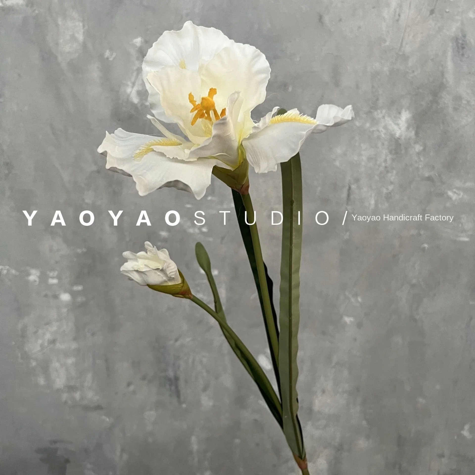 High Quality Purple Iris Flower Set Beautiful Chen Simulated Living Room Dining Table Floriculture Stem Parts Christmas Decor