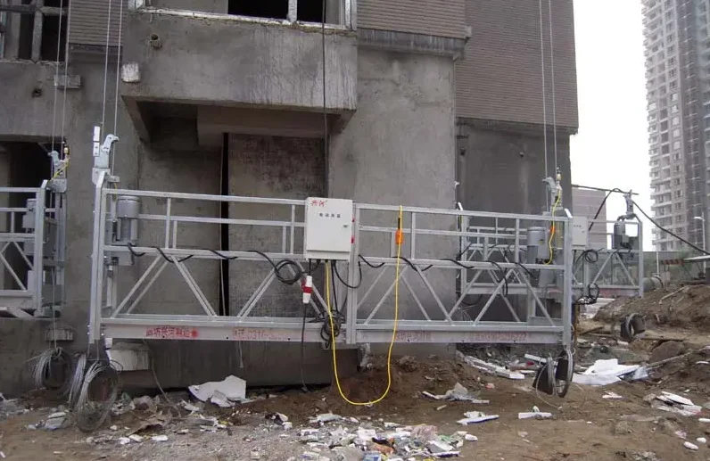 Zlp630 Building Construction Aluminum Lift Rope Suspended Stage Platform