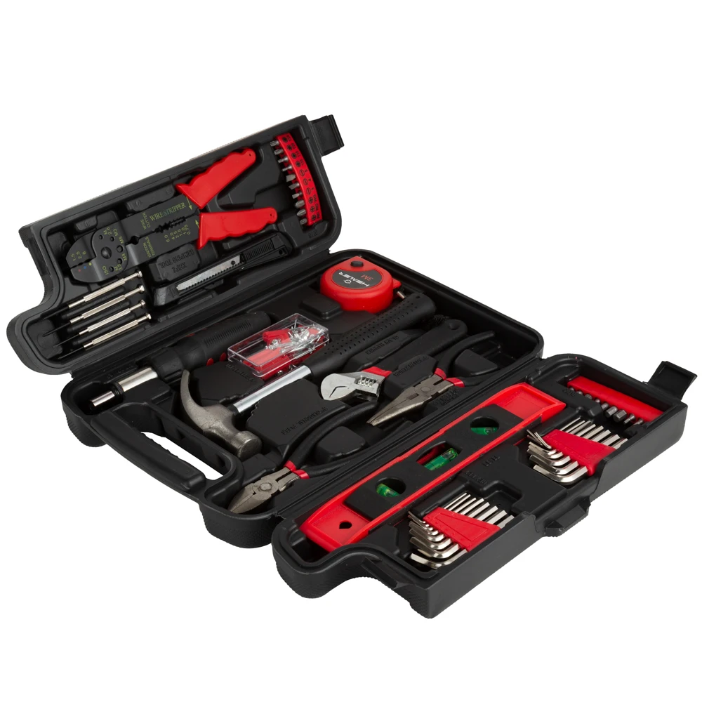 90pcs Household Box Tool Set In Three-fold Box Electric Test Pen Precision Screwdriver  Frame Tool Set