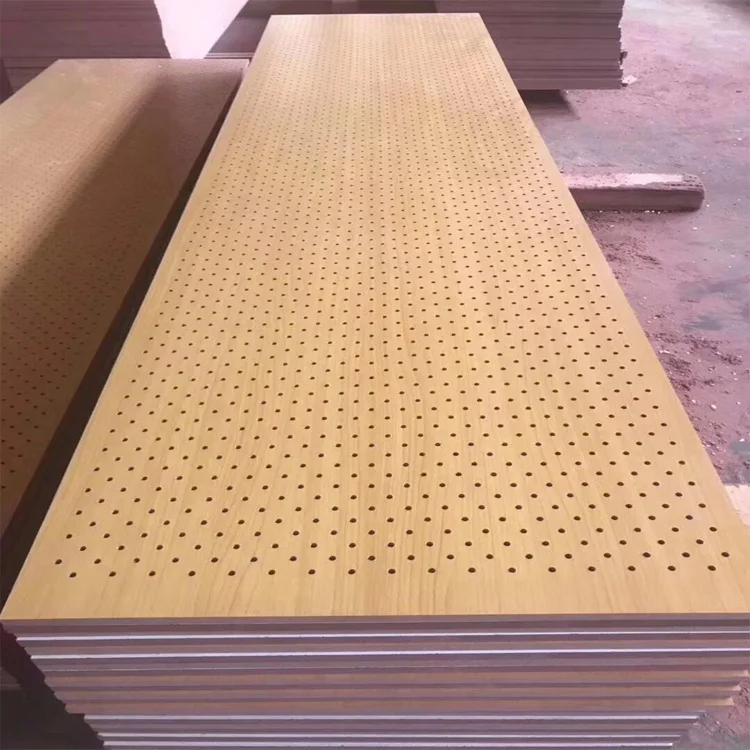 Customized size punching perforated 3d mdf panels for furniture manufacturer