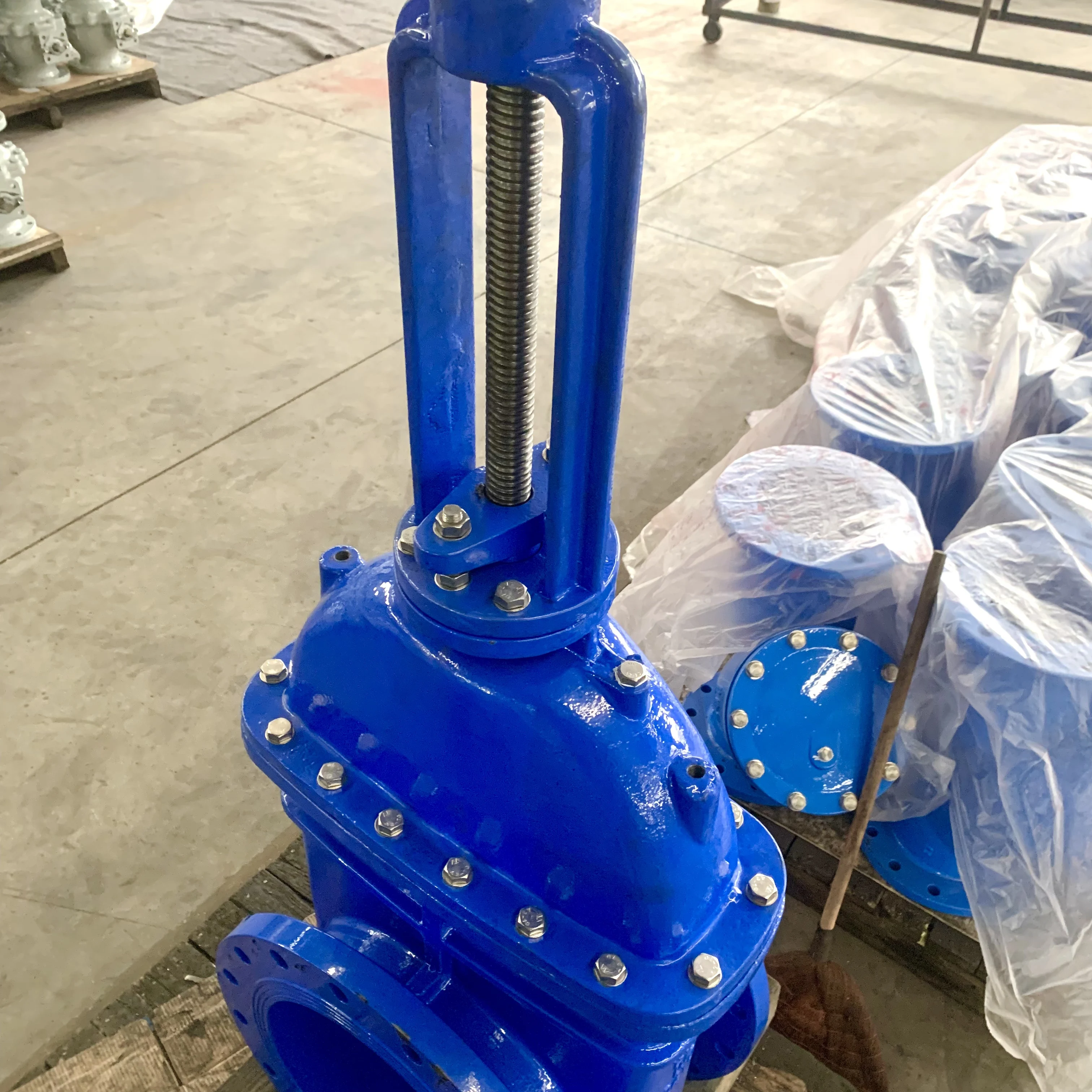 DIEN 1171N3352 Resilient Seated Gate Valve Big Size DN350-DN800 Manual Hydraulic Pneumatic Water High Temperature General Oil