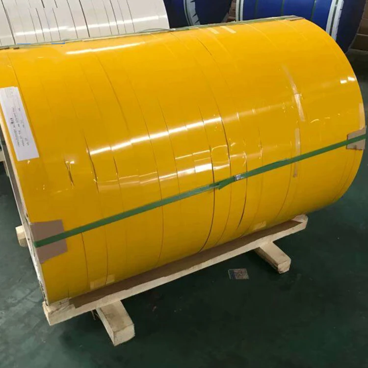 factory wholesale 3003 1060 1100 5052 5053 PE/PVDF roll strip color coated Aluminum Coil for roofing