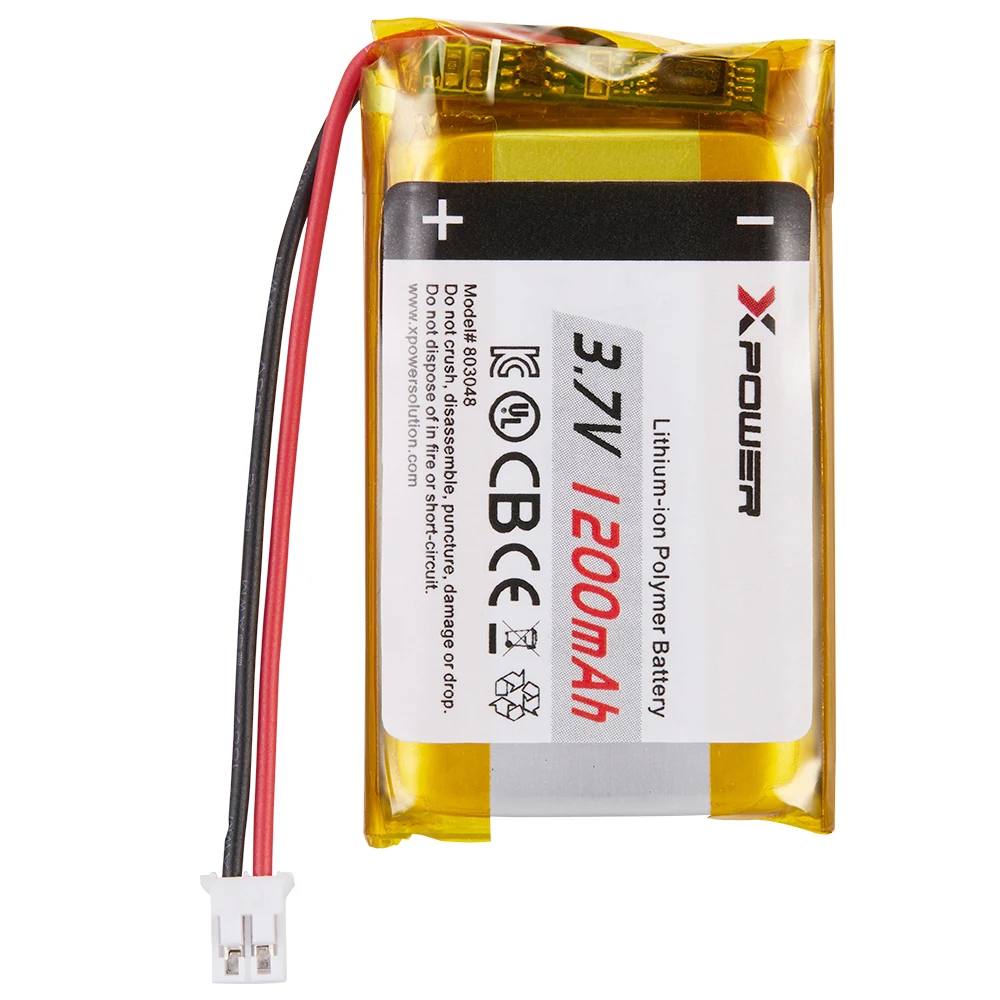 803048 3.7v 1200mah