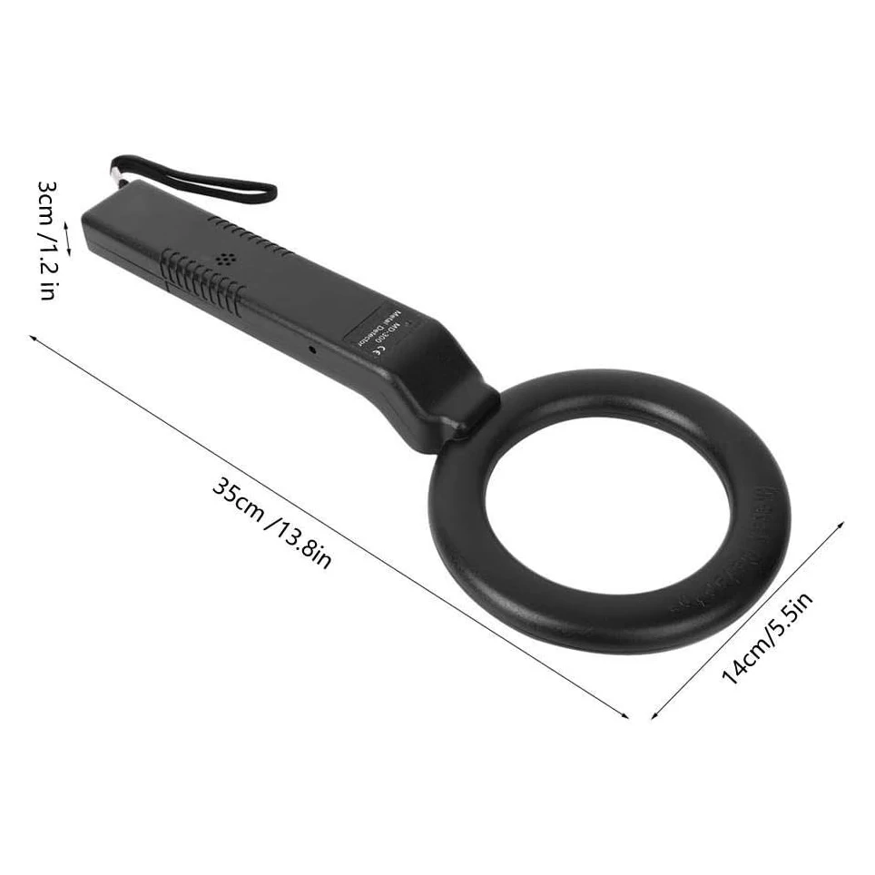 Safety Inspection Tool Portable Hand-held Metal Detector Detection Tool for Examination Station Security Checking