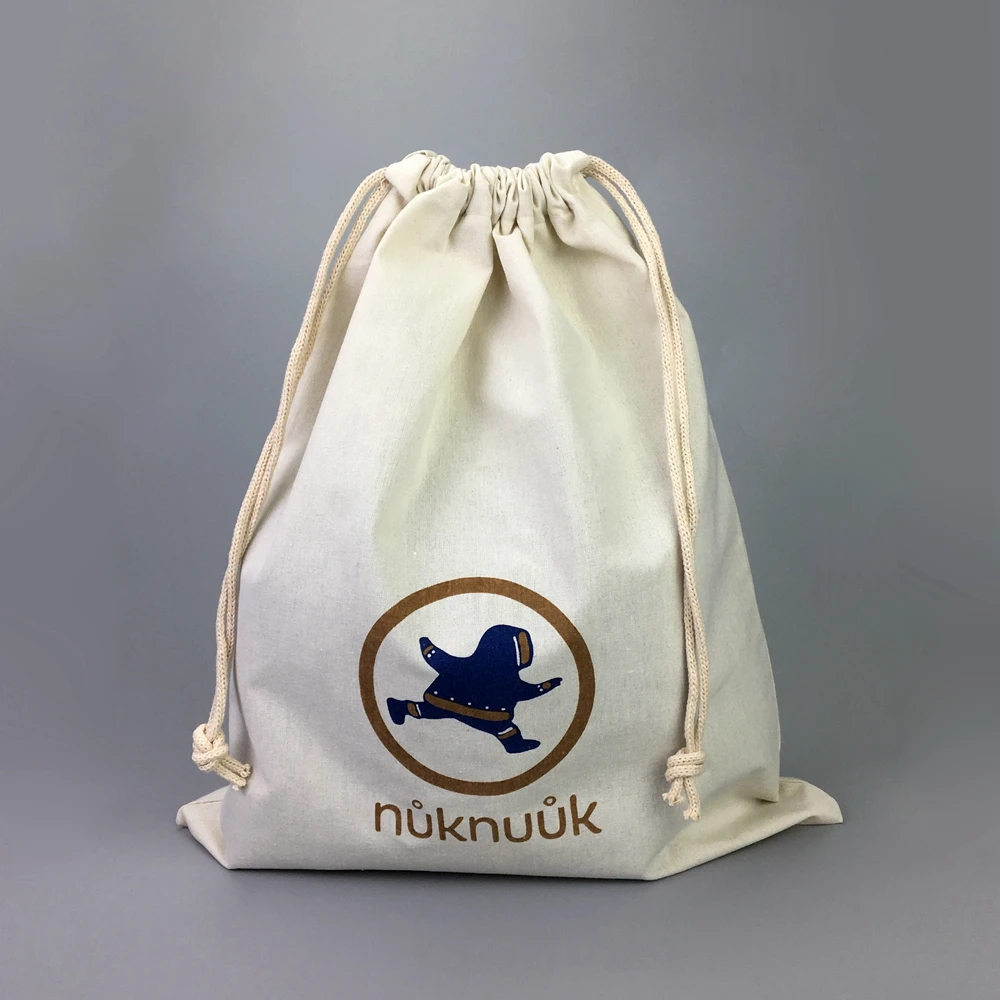 Top quality soft durable natural cotton handbag dust bags