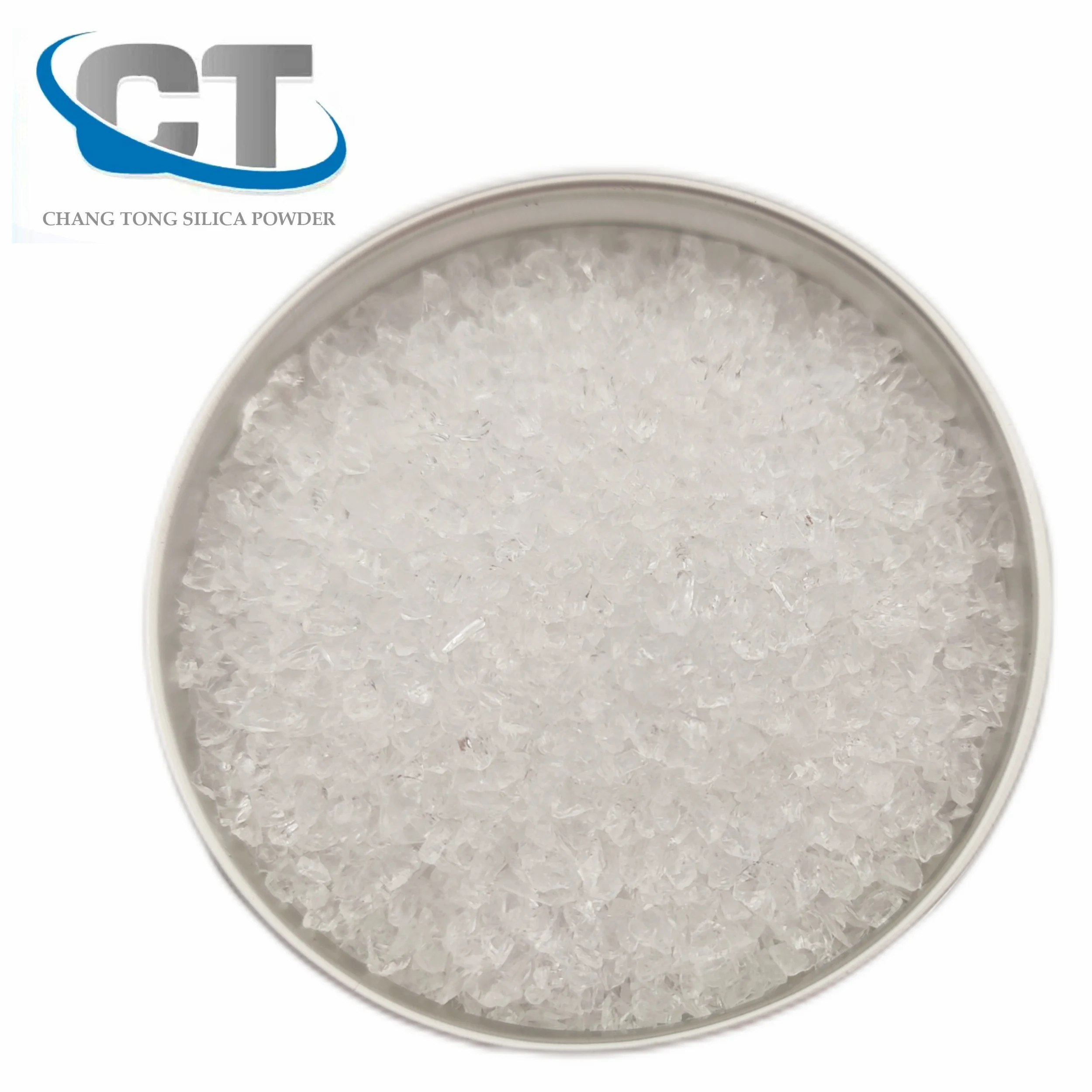 99.99% very  high purity SiO2 Crystals Granules fused silica sand for optical coating casting sand