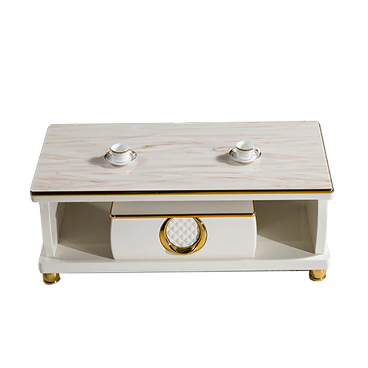 New design Manufacturer wooden coffee table living room furniture classical industrial mdf top modern wood coffee table