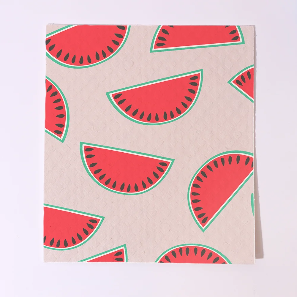 HOSHOM Cellulose Sponge Swedish Dish Cleaning Cloth Set Swiss Dish Kitchen Towels