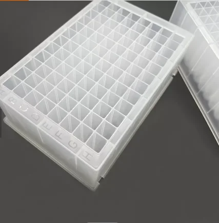 Factory Wholesale lab High Quality Circle/square  transparent 96 48 Pcr Deep Well Plate With U Bottom