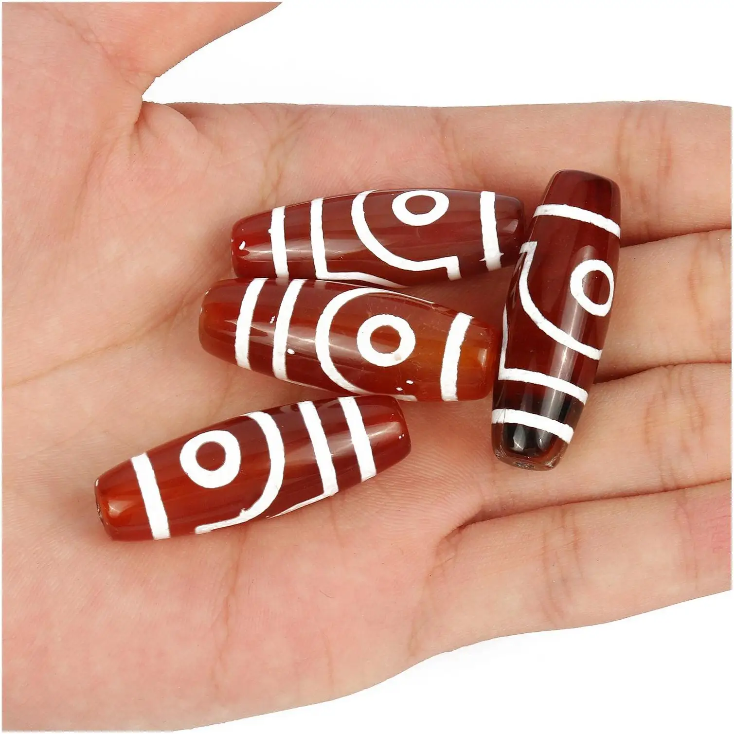 4x2mm Cylindrical Agate Disc Beads Jewelry Findings Charms  Beading Flower Accessories Agate Stone Smokey Quartz Beads