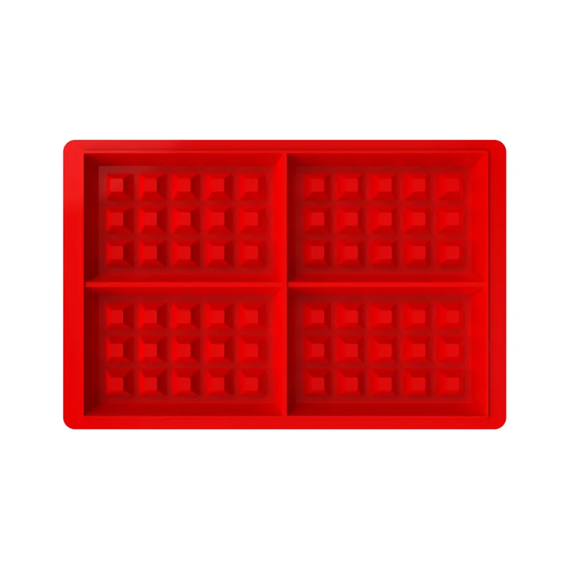 Waffle silicone square heart waffle muffin plaid cake mold Waffle cookie Making silicone mold