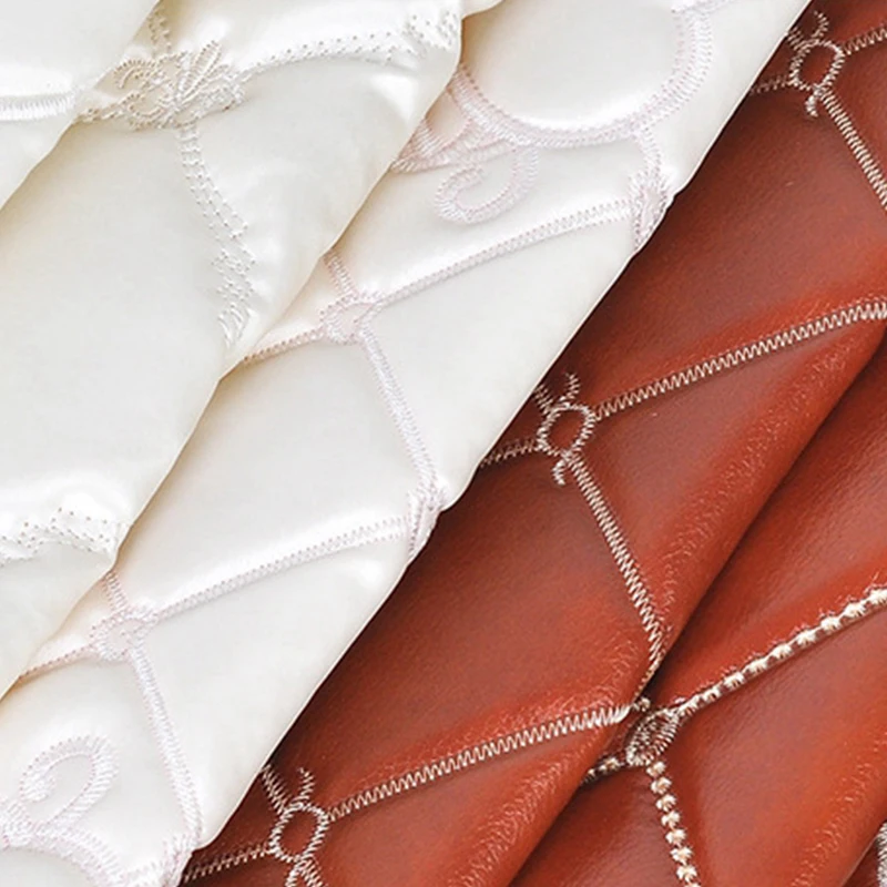 
Eco-Friendly Soft Embossing Flock Pu Pvc Upholstery Fabric Leather Flocking For Upholstery 