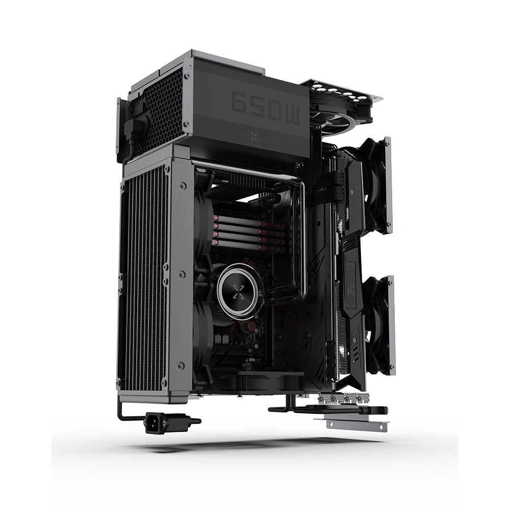  Мини-корпус MATX C1 корпус из алюминиевого сплава для ПК настольное шасси «сделай сам» с установкой игр и домашнего