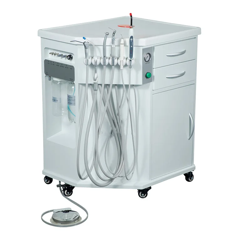 SJD-A212 передвижная полная Стоматологическая тележка от производителя дешевая мобильная стоматологическая установка