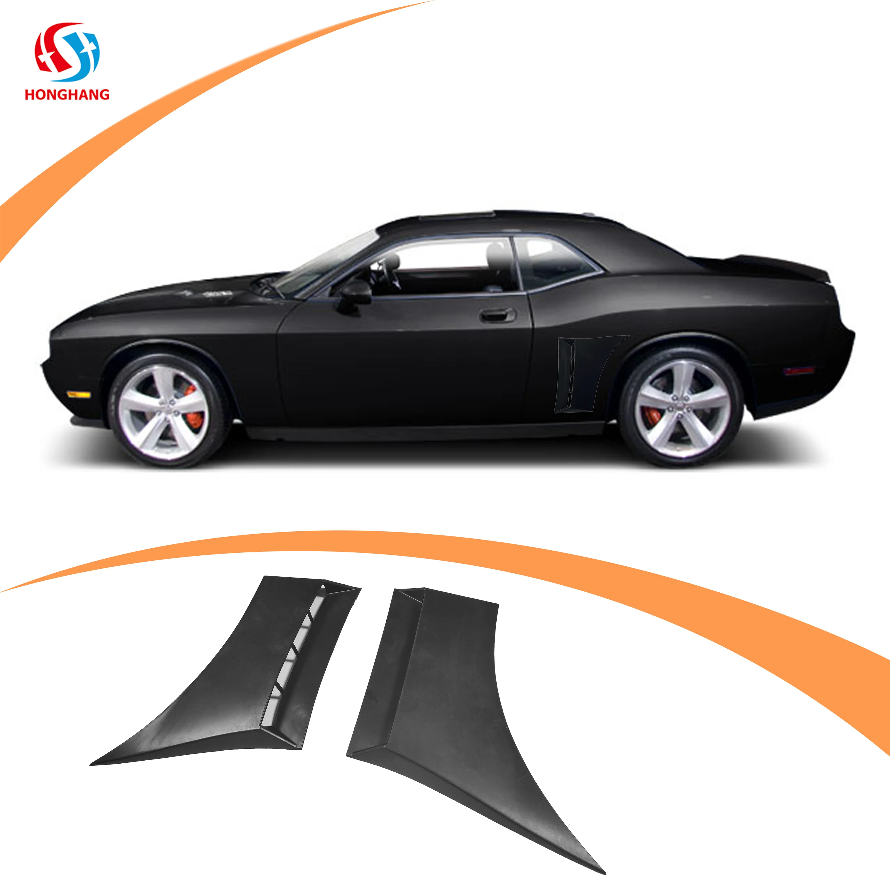 Chaoshenghang Factory Manufacture car accessories Parts Side Fender Door Scoop Side Fender For Dodge Challenger Fender 2008-2014