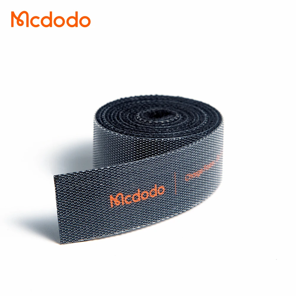 Mcdodo 1M Free to Cut High-quality Hook And Loop Velcroed Tapes, Roll-type Velcroes Cable Organizer Manager Tie