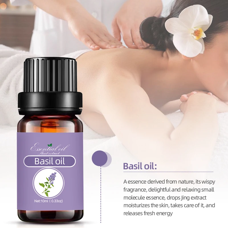 Wholesale Bulk Price Organic 100% Natural Pure Clove Basil Essential Oil for Skin Clean Clear