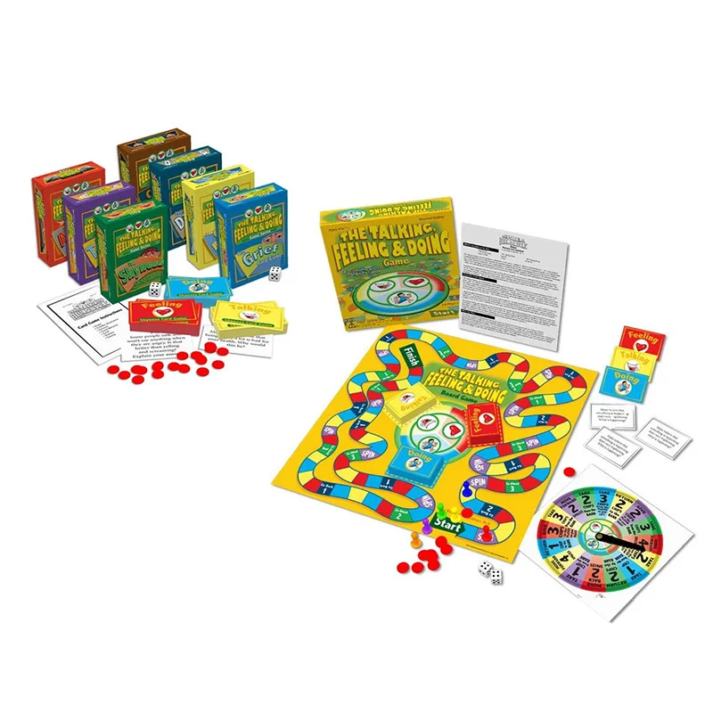 Free sample 2019 newest product foldable board games for kids educational board games with box