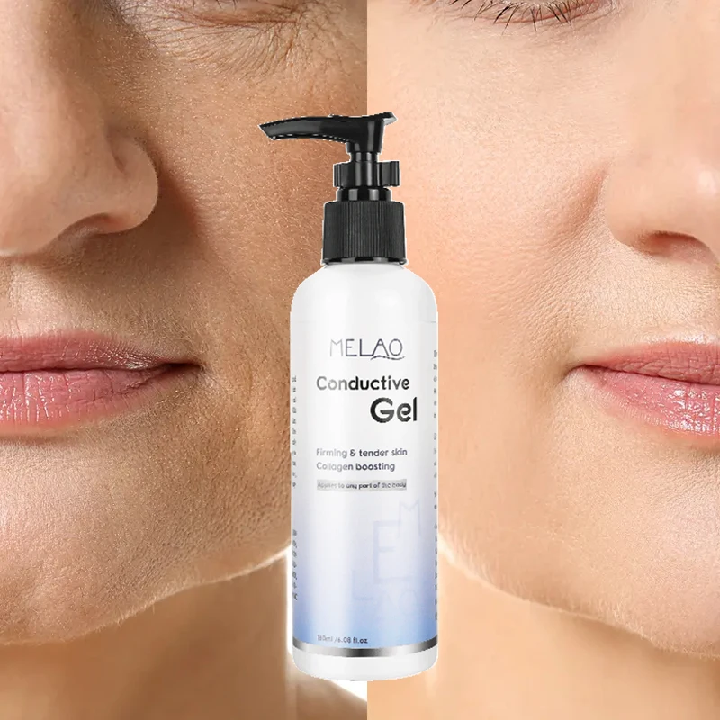 Whitening Anti-Aging Conductor Gel Face Organic Peptides Herbal Ingredients Hyaluronic Acid Pore Shrinking Features Aging Skin