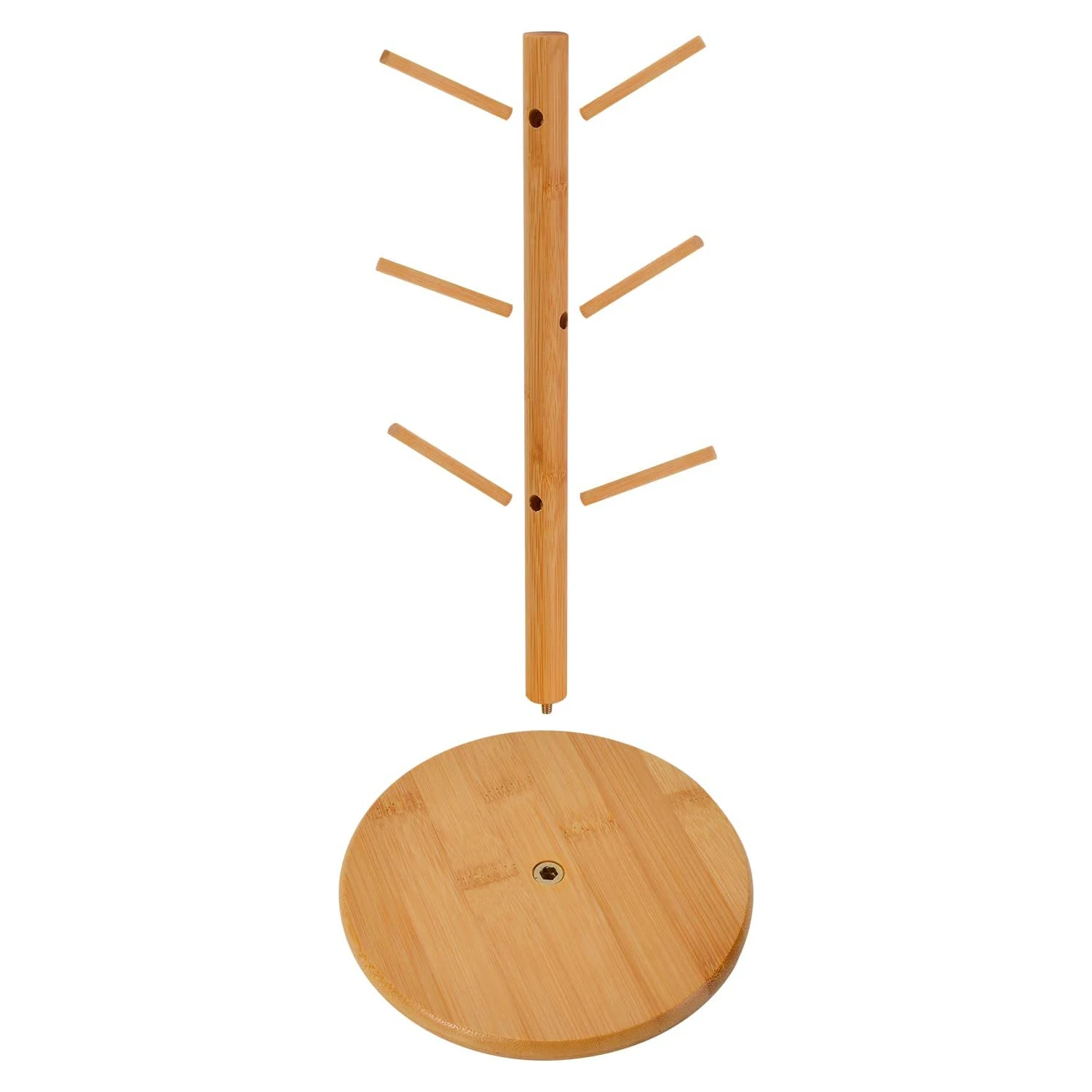 Одноярусная бамбуковая деревянная подставка для чашек кофе пива чая с деревом стеклянных кружек кружка держатель