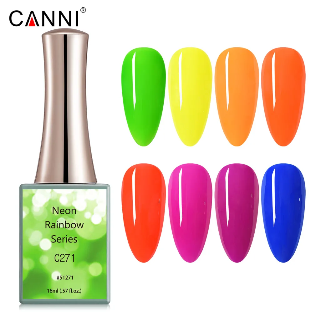 CANNI 16 мл гели для ногтей искусство маникюра био-Гели soak off Гель натуральный пятно цвет! Полупостоянная эмаль УФ Гель-лак гель