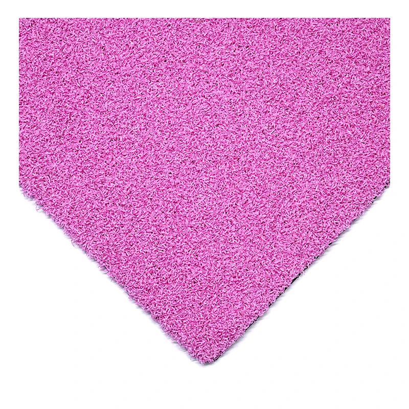 Factory Direct Eco-Friendly Custom Pink Croquet Grass Flooring Basketball Artificial Turf Cesped Putting Green Golf Gateball