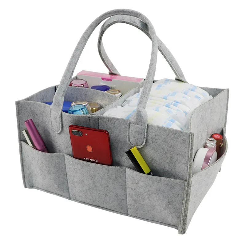 
RTS Multifunction Storage Tote Baby Diaper Felt caddy bag organizer 