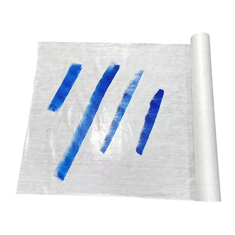 160gsm painting fleece non-woven cover fleece with PE  used by painters to protect floors from dirt and paint